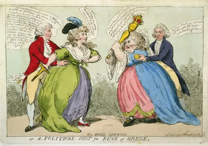 Framed Print : The rival queens or a political heat for Rege & Grege The ri Framed Print : The rival queens or a political heat for Rege & Grege The ri