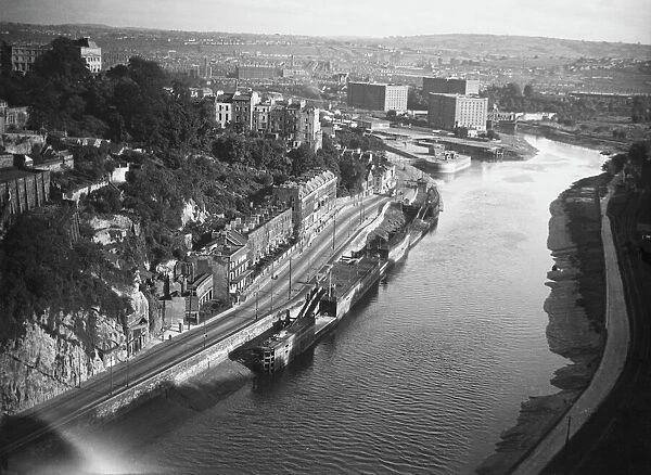 River Avon, Bristol. A fine overview of the River Avon