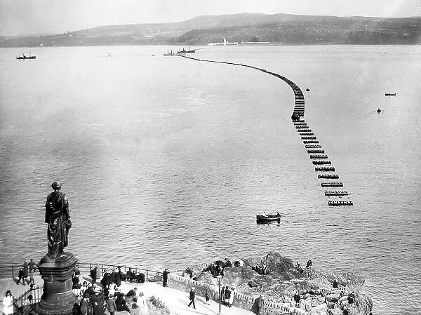 The River Clyde Boom at Dunoon in 1915