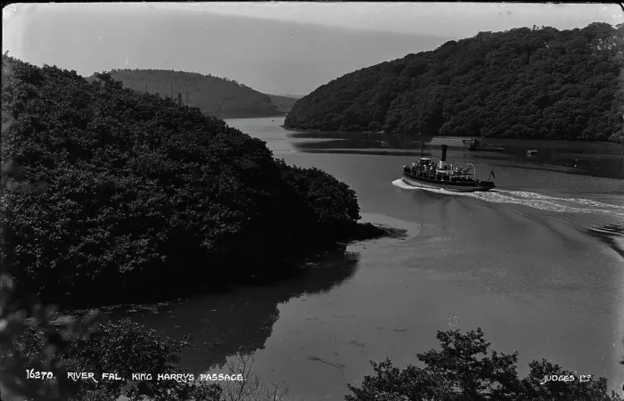 Framed Print : River Fal, King Harry's Passage Framed Print : River Fal, King Harry's Passage
