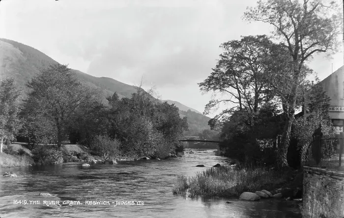 Framed Print : The River Greta, Keswick Framed Print : The River Greta, Keswick
