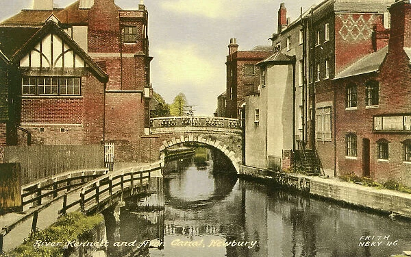 The River Kennet and Avon Canal at Newbury, Berkshire