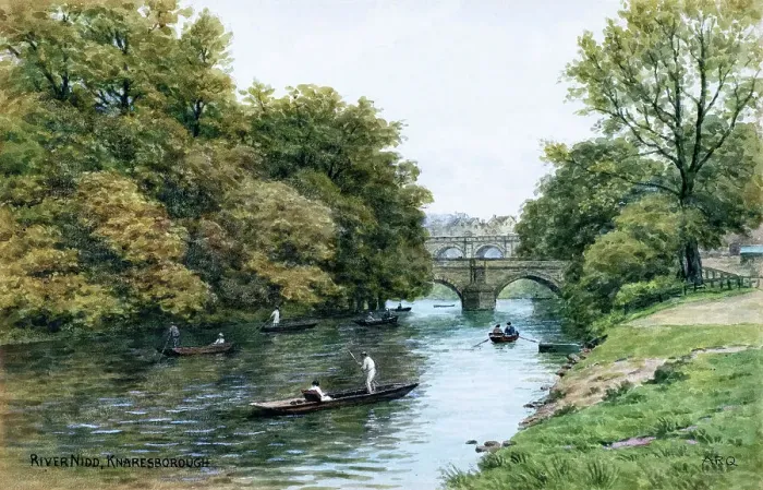 Framed Print : River Nidd, Knaresborough, North Yorkshire Framed Print : River Nidd, Knaresborough, North Yorkshire