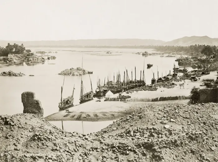 Framed Print : River Nile at Assouan, Aswan, Egypt Framed Print : River Nile at Assouan, Aswan, Egypt