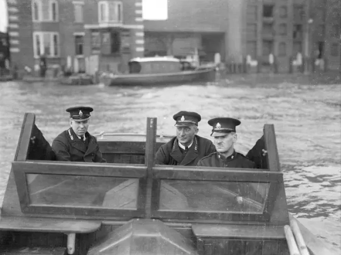 Framed Print : River Police Patrol Boat Framed Print : River Police Patrol Boat