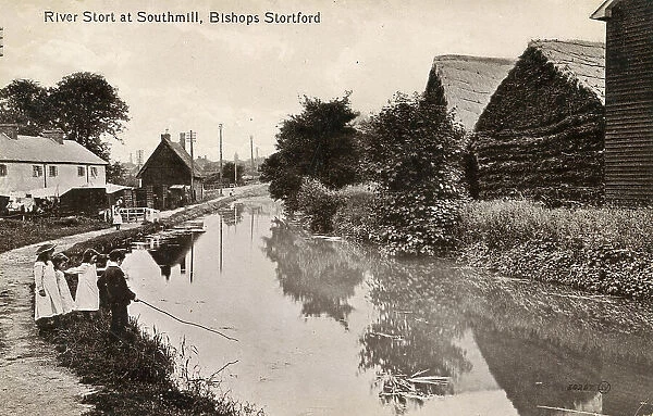 River Stort at Southmill, Bishops Stortford, Hertfordshire