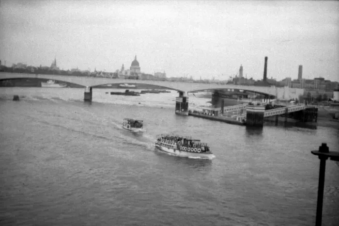 Framed Print : River Thames - 1953 Framed Print : River Thames - 1953