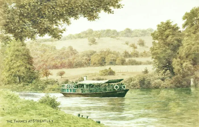 Framed Print : River Thames at Streatley, Oxfordshire Framed Print : River Thames at Streatley, Oxfordshire