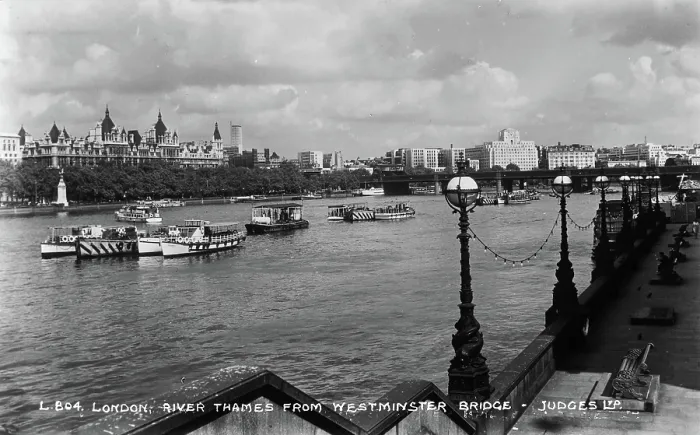 Framed Print : River Thames from Westminster Bridge
