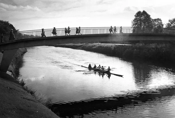 Framed Print : River Wear rowing, Durham Framed Print : River Wear rowing, Durham
