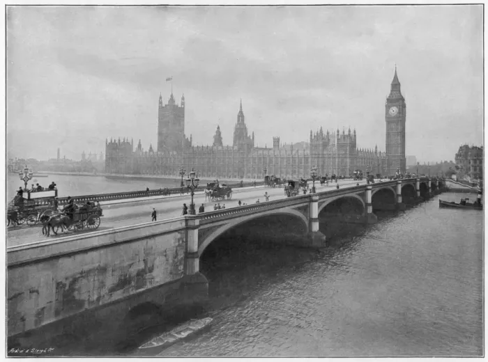 Framed Print : River Front / Westminster Framed Print : River Front / Westminster