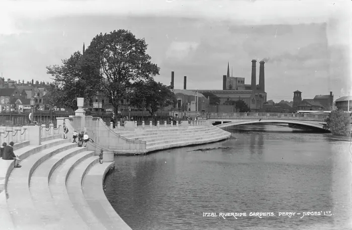 Framed Print : Riverside Gardens, Derby Framed Print : Riverside Gardens, Derby