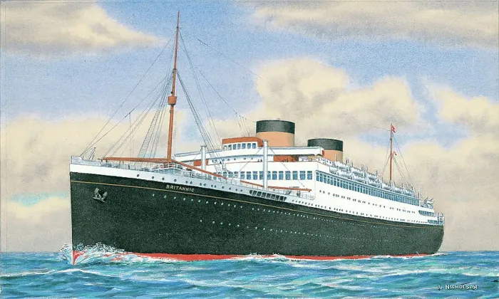 Framed Print : RMMV Britannic Framed Print : RMMV Britannic