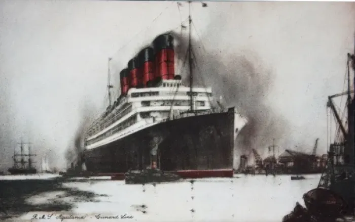 Framed Print : RMS Aquitania Framed Print : RMS Aquitania