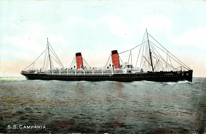 Framed Print : RMS Campania, Cunard steamship Framed Print : RMS Campania, Cunard steamship