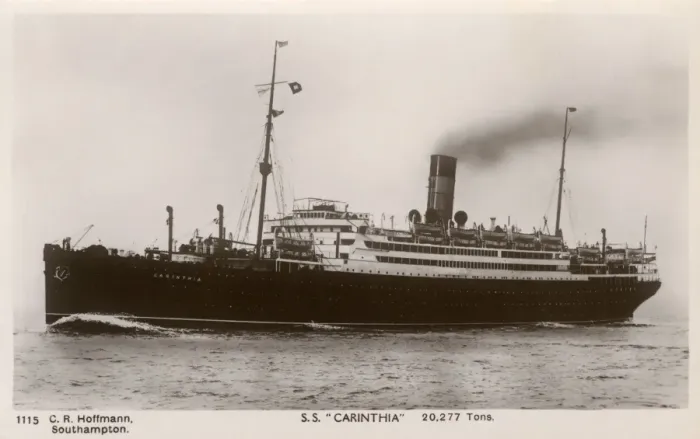 Framed Print : RMS Carinthia - Cunard White Star Line Framed Print : RMS Carinthia - Cunard White Star Line