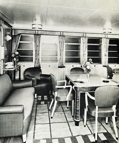 RMS Caronia, Sitting Room of Suite