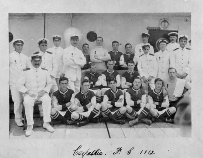 Framed Print : RMS Carpathia Football Club Framed Print : RMS Carpathia Football Club