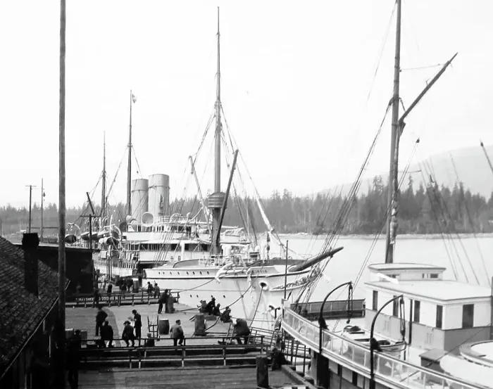 Framed Print : RMS Empress of India in Vancouver, Canada Framed Print : RMS Empress of India in Vancouver, Canada