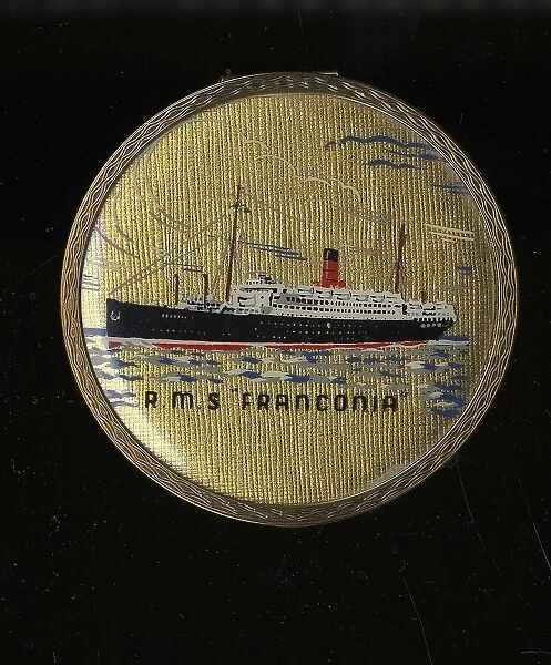 RMS Franconia - yellow metal compact