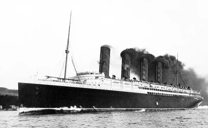 Framed Print : RMS Lusitania Framed Print : RMS Lusitania