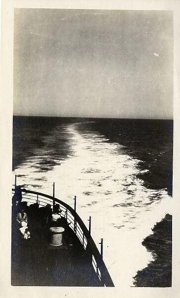 RMS Lusitania - en route to New York, August 1912