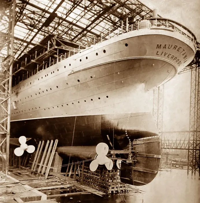 Framed Print : RMS Mauretania Framed Print : RMS Mauretania