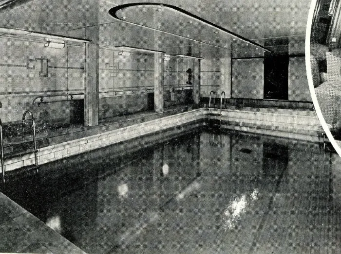 Framed Print : RMS Mauretania, Swimming Pool Framed Print : RMS Mauretania, Swimming Pool