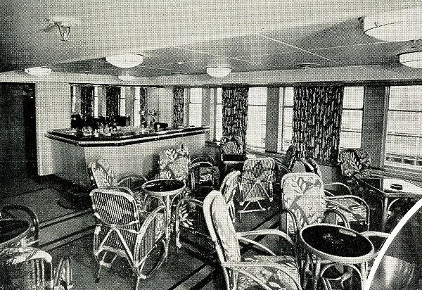 RMS Mauretania, Veranda Cafe