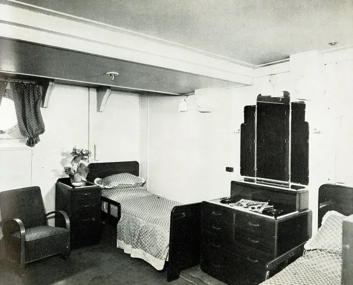 Framed Print : RMS Media, Stateroom Framed Print : RMS Media, Stateroom