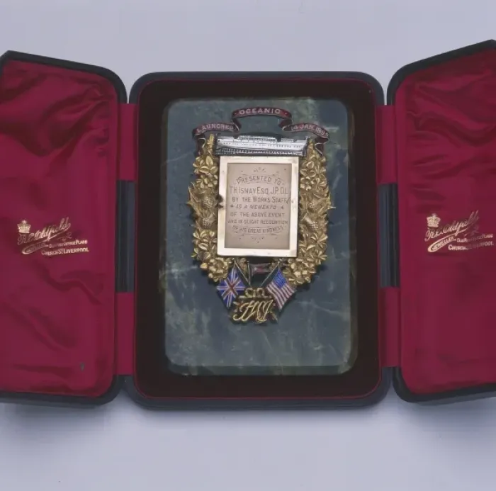 Framed Print : RMS Oceanic medal Framed Print : RMS Oceanic medal