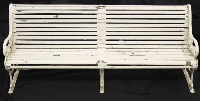 Framed Print : RMS Olympic - cast iron deck bench Framed Print : RMS Olympic - cast iron deck bench
