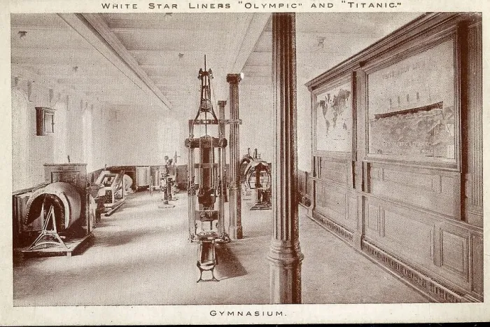 Framed Print : RMS Olympic and Titanic - Gymnasium Framed Print : RMS Olympic and Titanic - Gymnasium