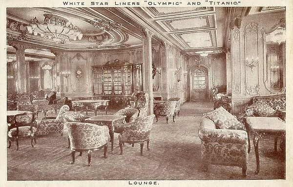 RMS Olympic and Titanic - Lounge
