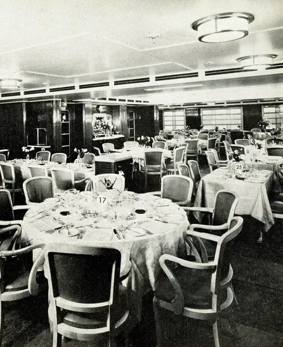 Framed Print : RMS Parthia, Restaurant Framed Print : RMS Parthia, Restaurant