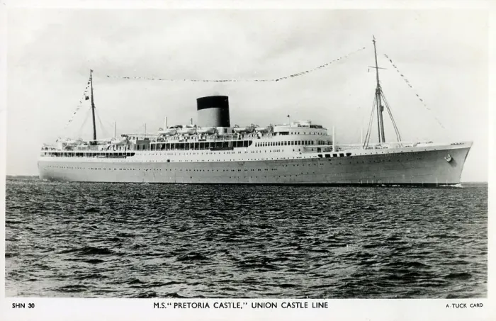 Framed Print : RMS Pretoria Castle of the Union Castle Line Framed Print : RMS Pretoria Castle of the Union Castle Line