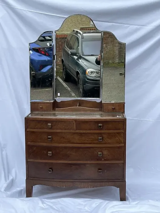 Framed Print : RMS Queen of Bermuda dressing table, Furness Line Framed Print : RMS Queen of Bermuda dressing table, Furness Line