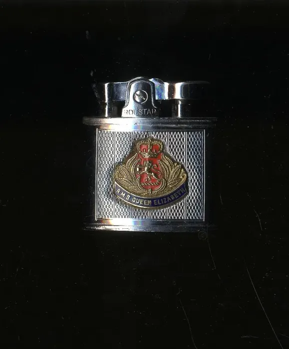 Framed Print : RMS Queen Elizabeth - Rolstar metal table lighter Framed Print : RMS Queen Elizabeth - Rolstar metal table lighter
