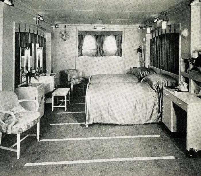 Framed Print : RMS Queen Elizabeth, Stateroom Framed Print : RMS Queen Elizabeth, Stateroom