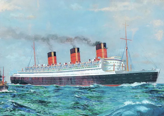 Framed Print : RMS Queen Mary Framed Print : RMS Queen Mary
