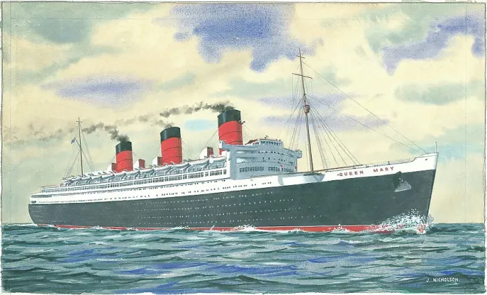 Framed Print : RMS Queen Mary Framed Print : RMS Queen Mary