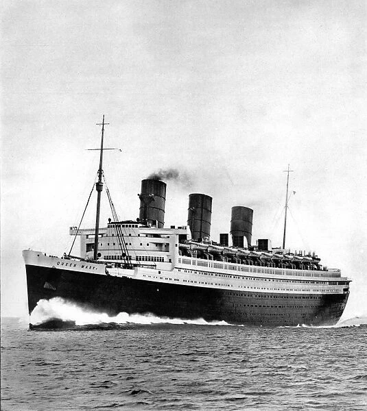 R.M.S. Queen Mary, Cunard White Star liner, May 1936