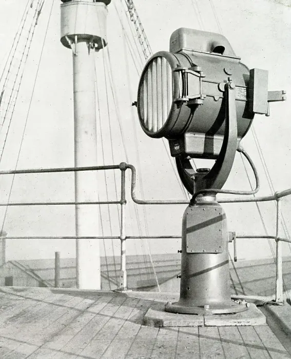 Framed Print : RMS Queen Mary, high-powered searchlight Framed Print : RMS Queen Mary, high-powered searchlight
