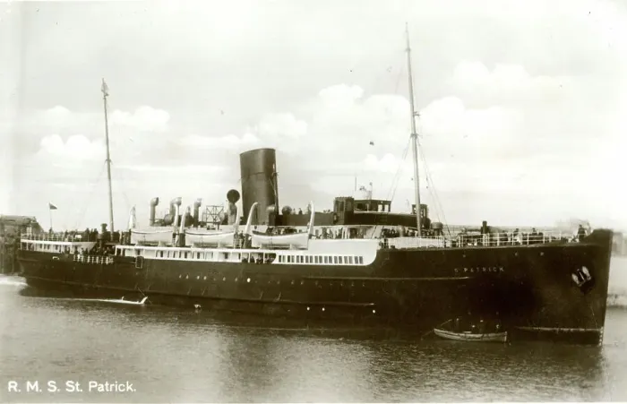 Framed Print : RMS St Patrick, Steam Ship Framed Print : RMS St Patrick, Steam Ship