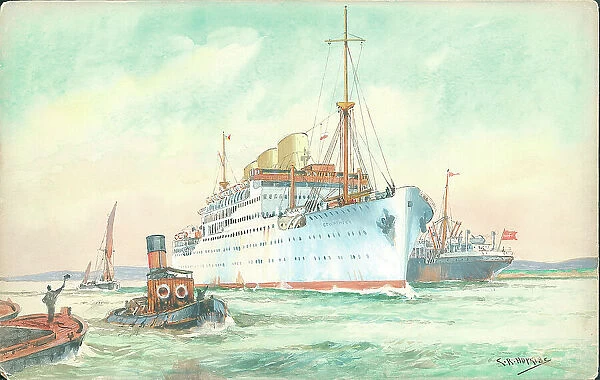RMS Strathnaver on the Lower Thames