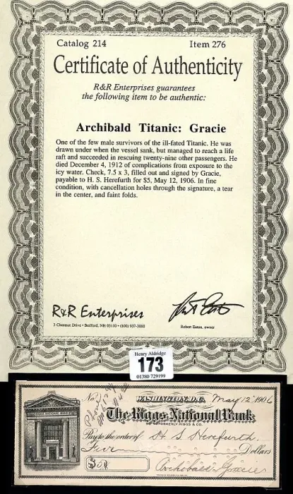 Framed Print : RMS Titanic - Archibald Gracie, passenger and survivor Framed Print : RMS Titanic - Archibald Gracie, passenger and survivor