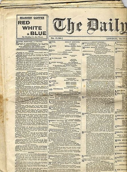 RMS Titanic - The Daily Telegraph newspaper