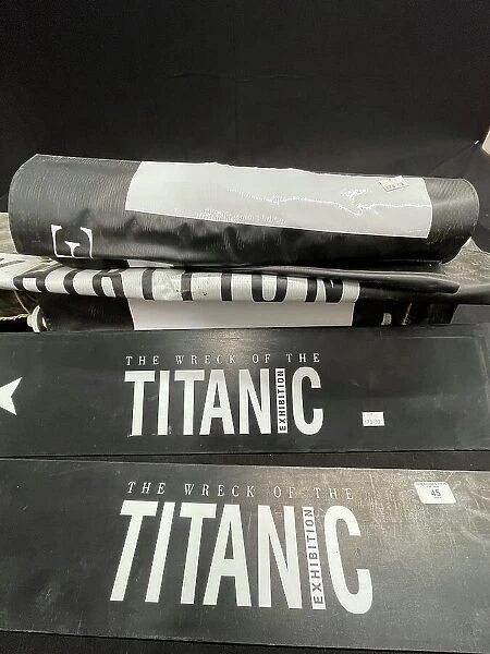 RMS Titanic, display signs, exhibition, National Maritime Mu