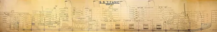 Framed Print : RMS Titanic, drawing Framed Print : RMS Titanic, drawing