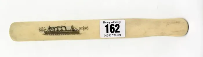 Framed Print : RMS Titanic - ivorine letter opener Framed Print : RMS Titanic - ivorine letter opener